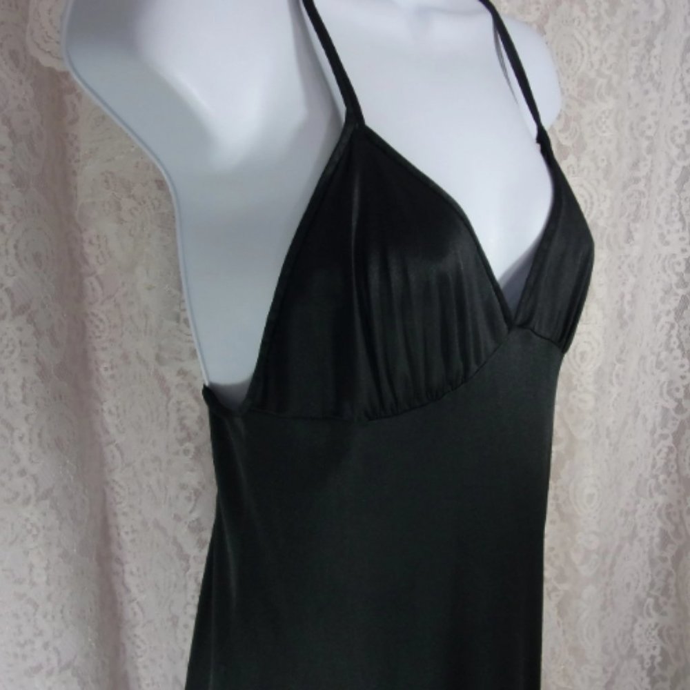 Frederick's of Hollywood Sexy Black Nightgown Set